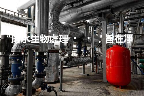 “廢水生物處理，旨在凈化水源，守護碧水藍天”